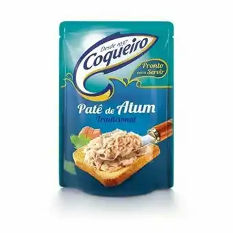 Patê de atum coqueiro tradicional sachê 170g
