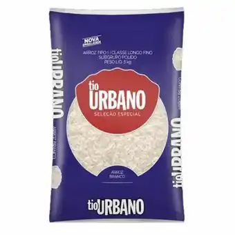 Arroz branco tio urbano pacote 5kg