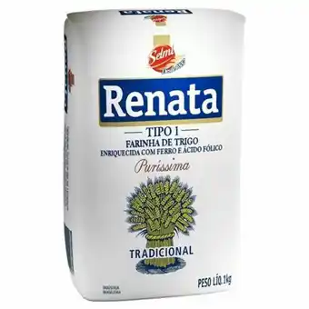 Violeta Supermercados Farinha de trigo renata tipo 1 pacote 1kg oferta