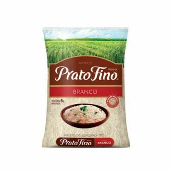 Arroz prato fino branco tipo 1 pacote 5kg