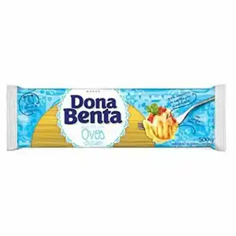 Violeta Supermercados Macarrão linguine dona benta com ovos pacote 500g oferta