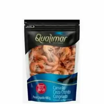 Violeta Supermercados Camarão congelado inteiro cozido qualimar 100/120 400g oferta