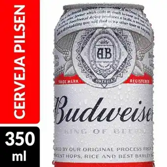 Violeta Supermercados Cerveja budweiser 350ml oferta