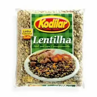 Lentilha kodilar pacote 500g
