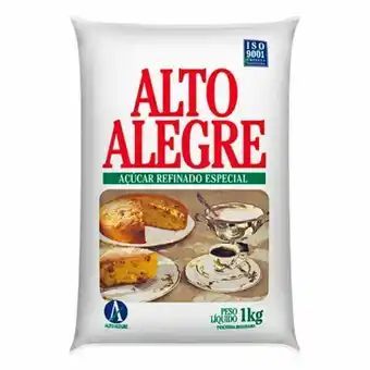 Açúcar refinado alto alegre pacote 1kg