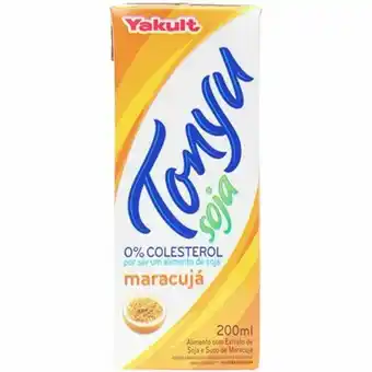 Suco tonyu maracujá soja yakult caixa 200ml