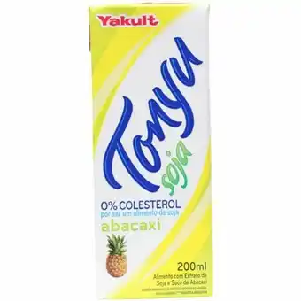 Serrano Supermercado Suco tonyu abacaxi soja yakult caixa 200ml oferta
