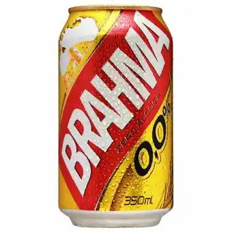 Serrano Supermercado Cerveja brahma zero álcool 350ml oferta