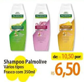Atacadão Shampoo Palmolive Vários tipos Frasco com 350ml oferta