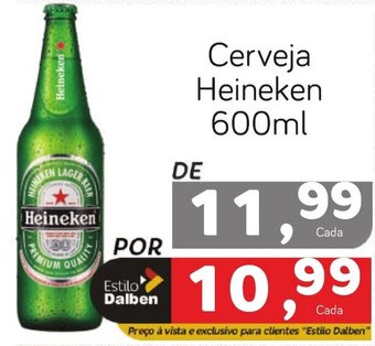 Supermercado Dalben Cerveja Heineken 600ml oferta
