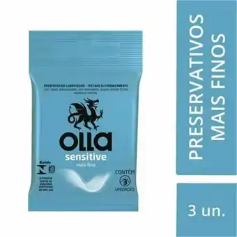 Preservativo olla sensitive 3un
