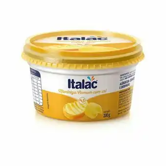 Serrano Supermercado Manteiga italac com sal embalagem 200g oferta