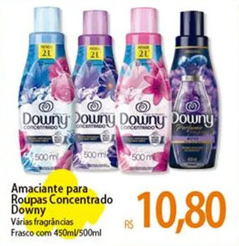 Amaciante para Roupas Concentrado Downy Várias fragrâncias Frasco com 450ml/500ml
