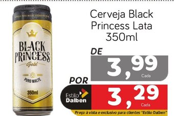 Supermercado Dalben Cerveja Black Princess Lata 350ml oferta