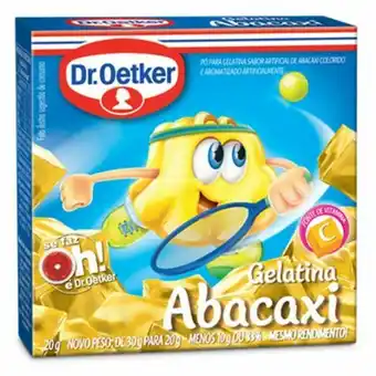 Gelatina oetker abacaxi 20g