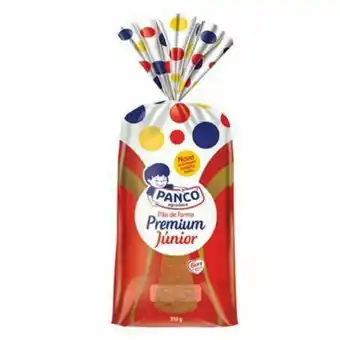 Pão de forma panco premium júnior pacote 350g