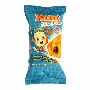Bolinho kim baunilha com chocolate embalagem 40g