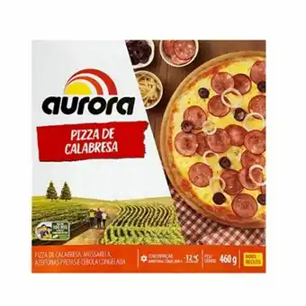 Serrano Supermercado Pizza congelada aurora calabresa 440g oferta