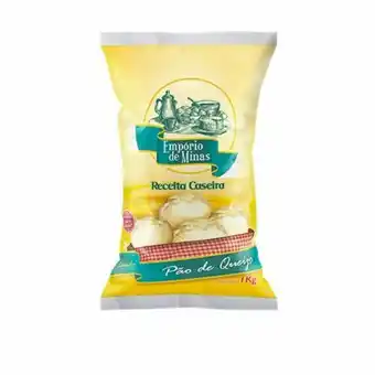 Pão de queijo empório minas lanche embalagem 1kg