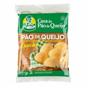 Serrano Supermercado Pão queijo casa do pão de queijo congelado lanche 1kg oferta