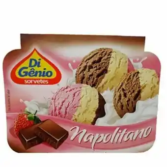 Sorvete di genio napolitano pote 1,5 litro