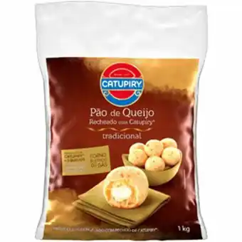 Serrano Supermercado Pão de queijo catupiry coquetel embalagem 1kg oferta