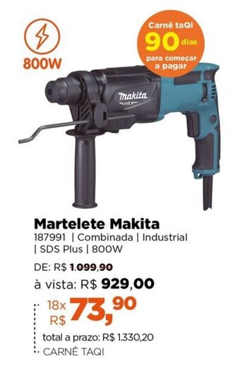 Lojas TaQi Martelete Makita 187991 | Combinada | Industrial oferta