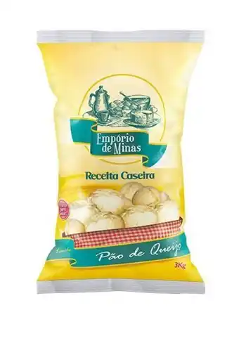 Atacado Máximo Pão de queijo empório de minas lanche 3kg oferta
