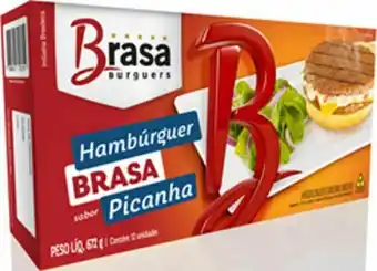 Atacado Máximo Hambúrguer bovino brasa burguer picanha 672g oferta