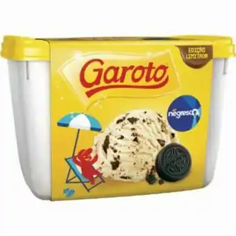 Sorvete garoto negresco 1,5l