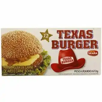 Hambúrguer misto texas 672g