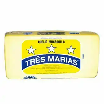 Atacado Máximo Queijo mussarela três marias peça/kg oferta