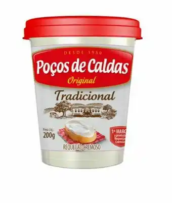 Requeijão poços de caldas 200g