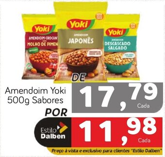 Supermercado Dalben Amendoim Yoki 500g Sabores oferta