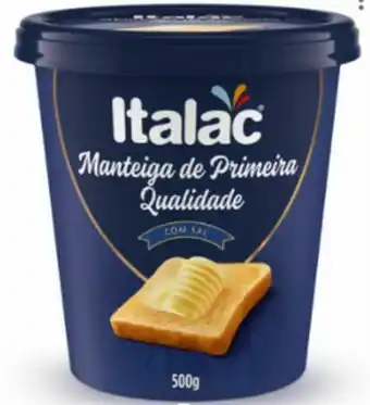 Atacado Máximo Manteiga italac com sal 500g oferta