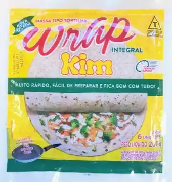 Pão wrap kim integral 200g