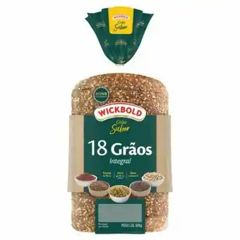 Pão de forma wickbold 18 grãos 500g