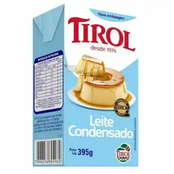 Leite condensado tirol semidesnatado tp 395g