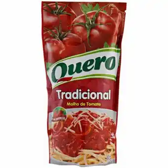 Atacado Máximo Molho de tomate quero sache tradicional 340g oferta