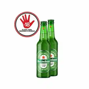 Atacado Máximo Cerveja heineken vidro 600ml oferta