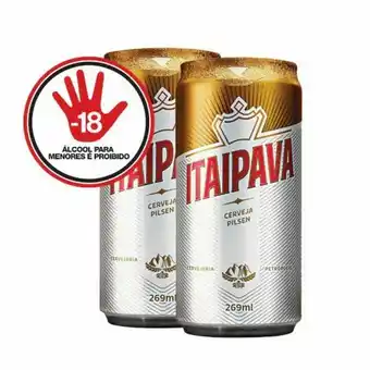 Atacado Máximo Cerveja itaipava lata 269ml oferta