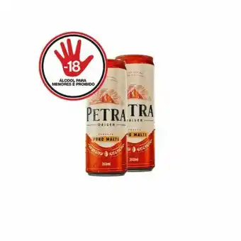 Atacado Máximo Cerveja petra puro malte lata 350ml oferta