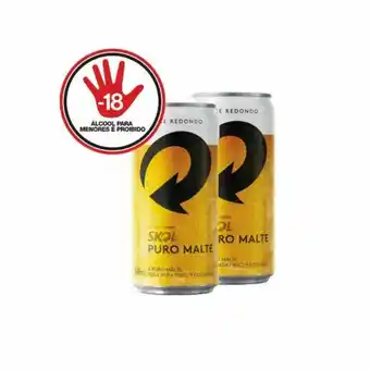 Atacado Máximo Cerveja skol puro malte 269ml oferta
