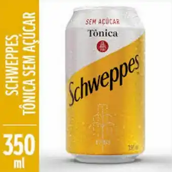 Atacado Máximo Tônica schweppes sem açúcar lata 350ml oferta