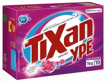 Lava roupa em pó tixan maciez 1kg