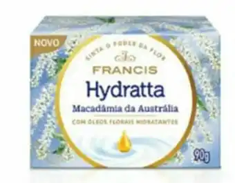 Sabonete francis hydratta branco 90g