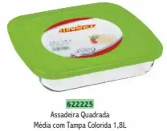 Assadeira com tampa marinex quadrada un