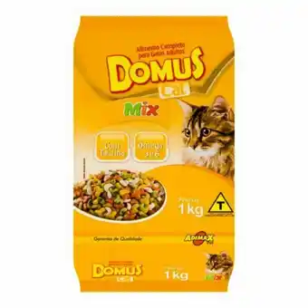 Ração para gatos domus cat mix 1kg
