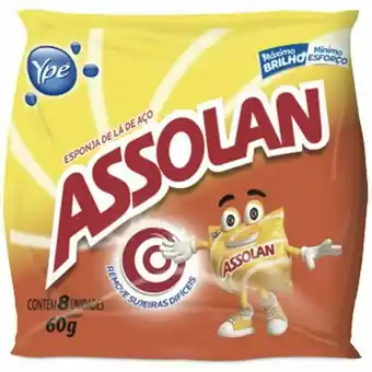 Esponja de aço assolan 60g