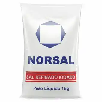 Supermercados Paraná Sal refinado norsal pacote 1kg oferta